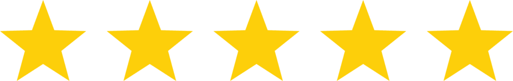 five-stars-icon-on-transparent-background-free-png 1 - ETC of Kentucky - ETC of Kentucky Five yellow stars in a horizontal row on a black background, representing a five-star rating.
